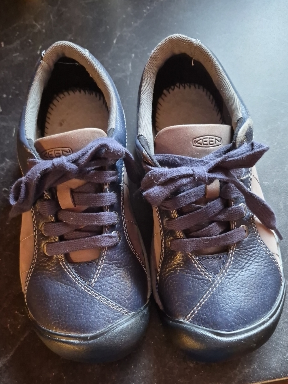KEEN Presidio Leather Comfort Walking Shoes Women 7